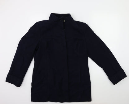 Marks & Spencer Womens Blue   Overcoat Coat Size 14