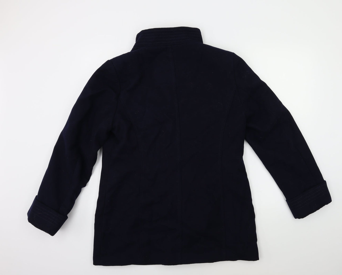 Marks and Spencer Womens Blue   Overcoat Coat Size 14