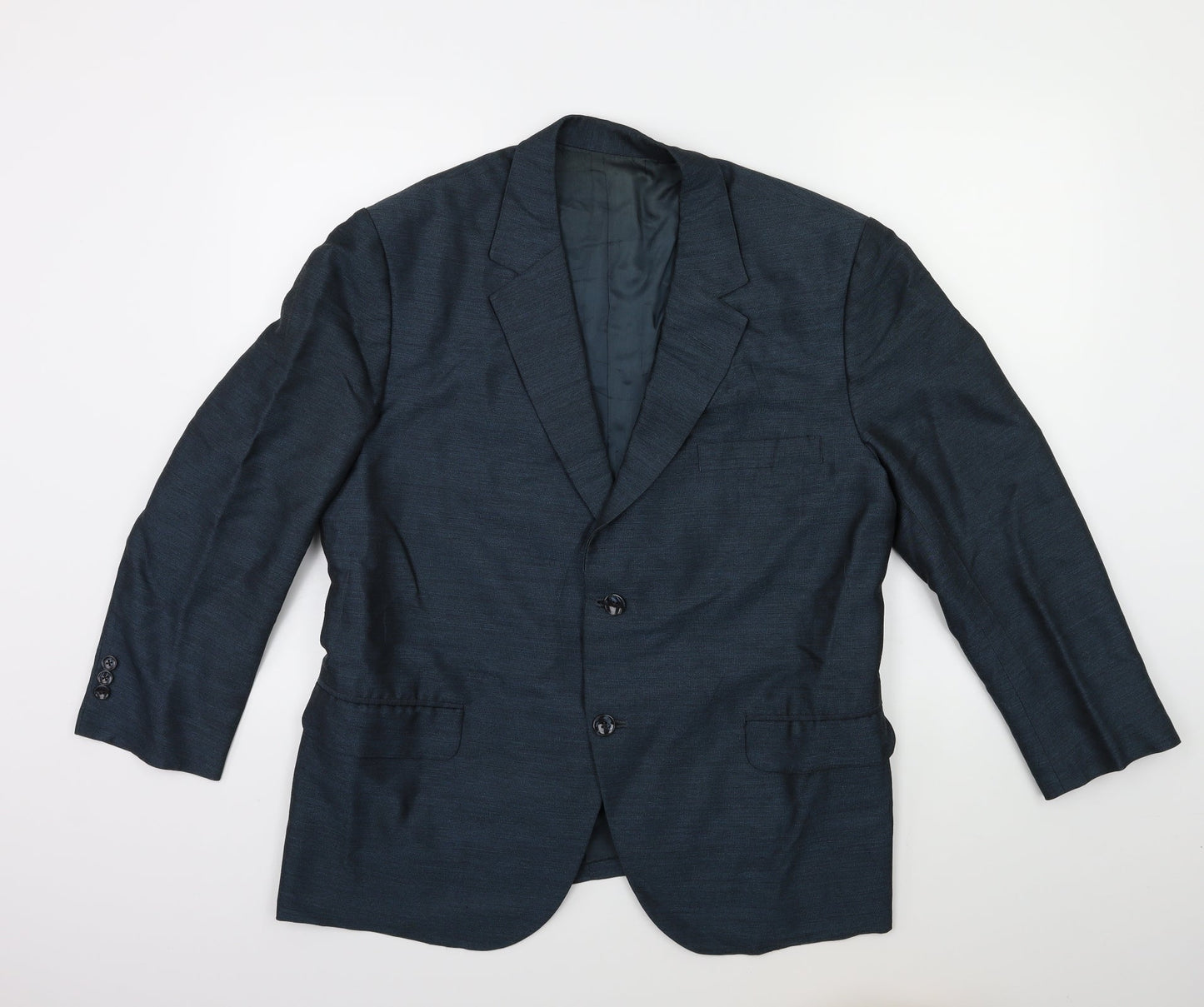 Preworn Mens Blue   Jacket Suit Jacket Size 38