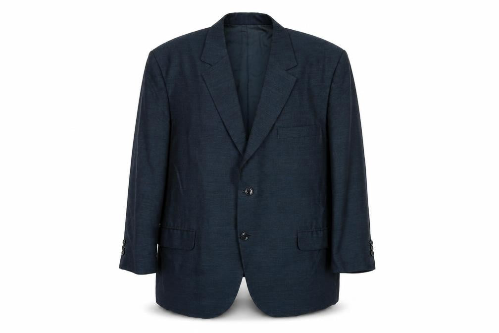 Preworn Mens Blue   Jacket Suit Jacket Size 38