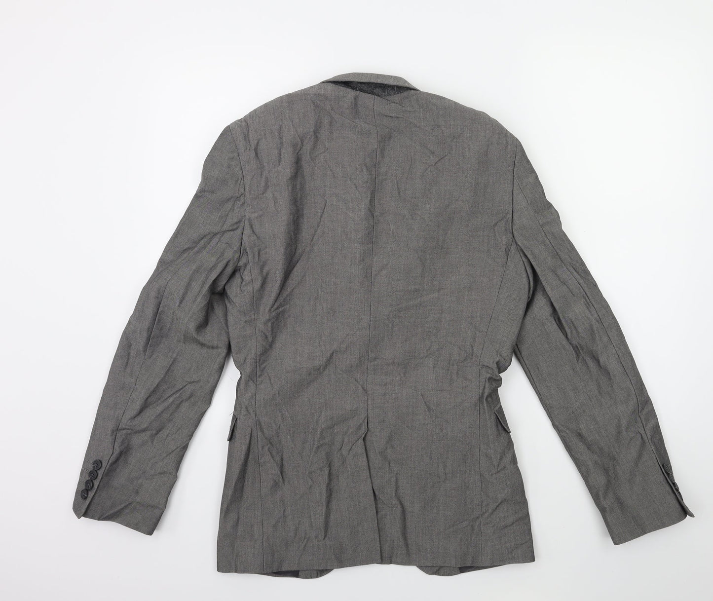 Cedar Wood State Mens Grey   Jacket Suit Jacket Size 34