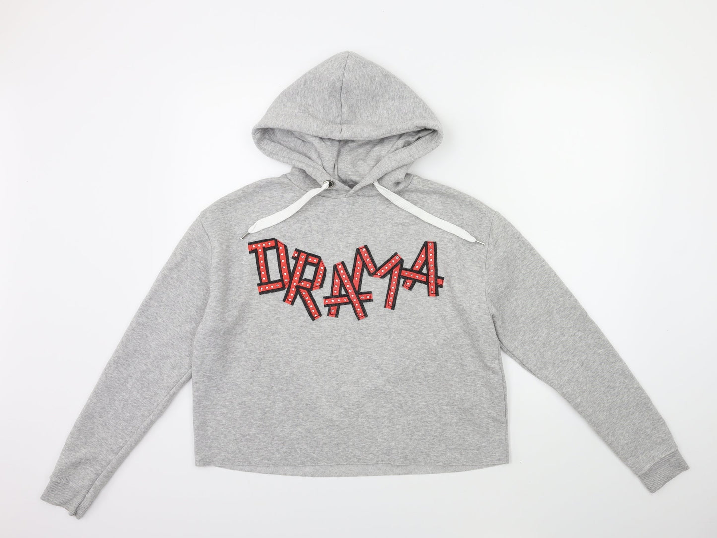Primark Womens Grey   Pullover Hoodie Size 10
