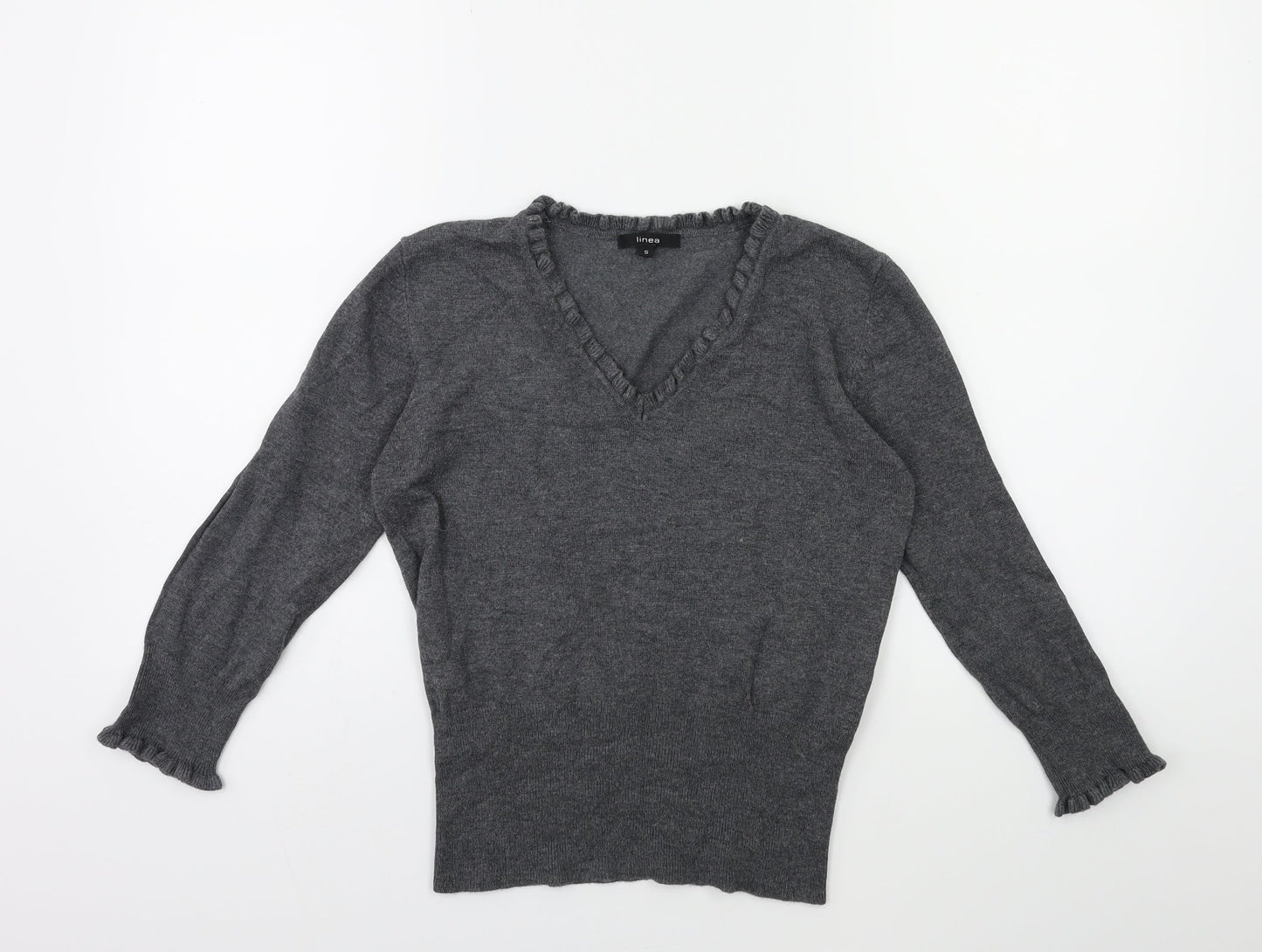 Linea Womens Grey   Pullover Jumper Size S