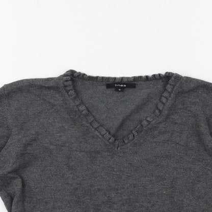 Preloved Linea Womens Grey   Pullover Jumper Size S - Detail