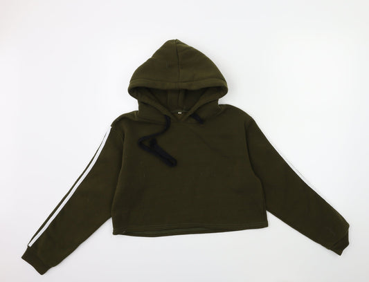 Preworn Womens Green   Pullover Hoodie Size M