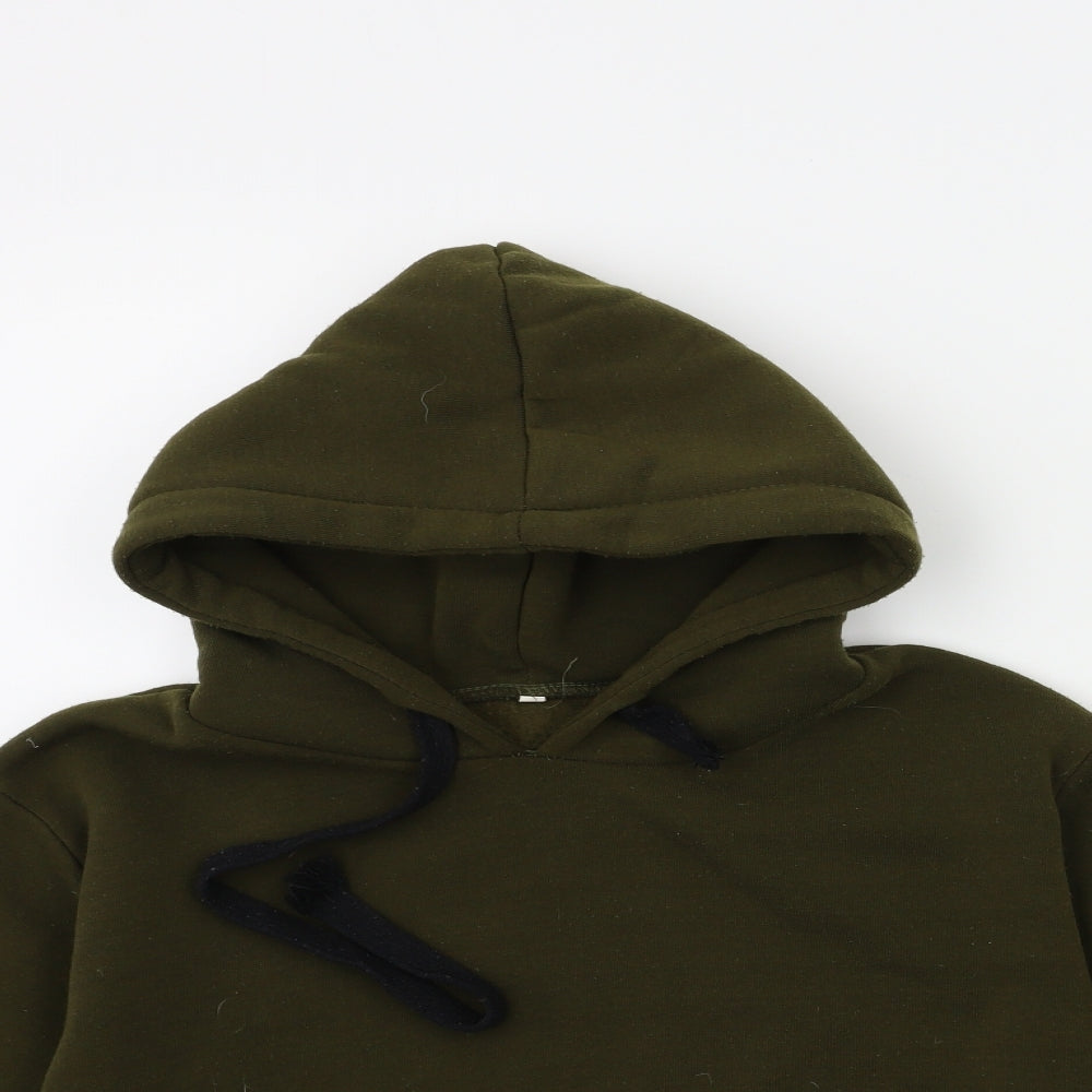 Preworn Womens Green   Pullover Hoodie Size M