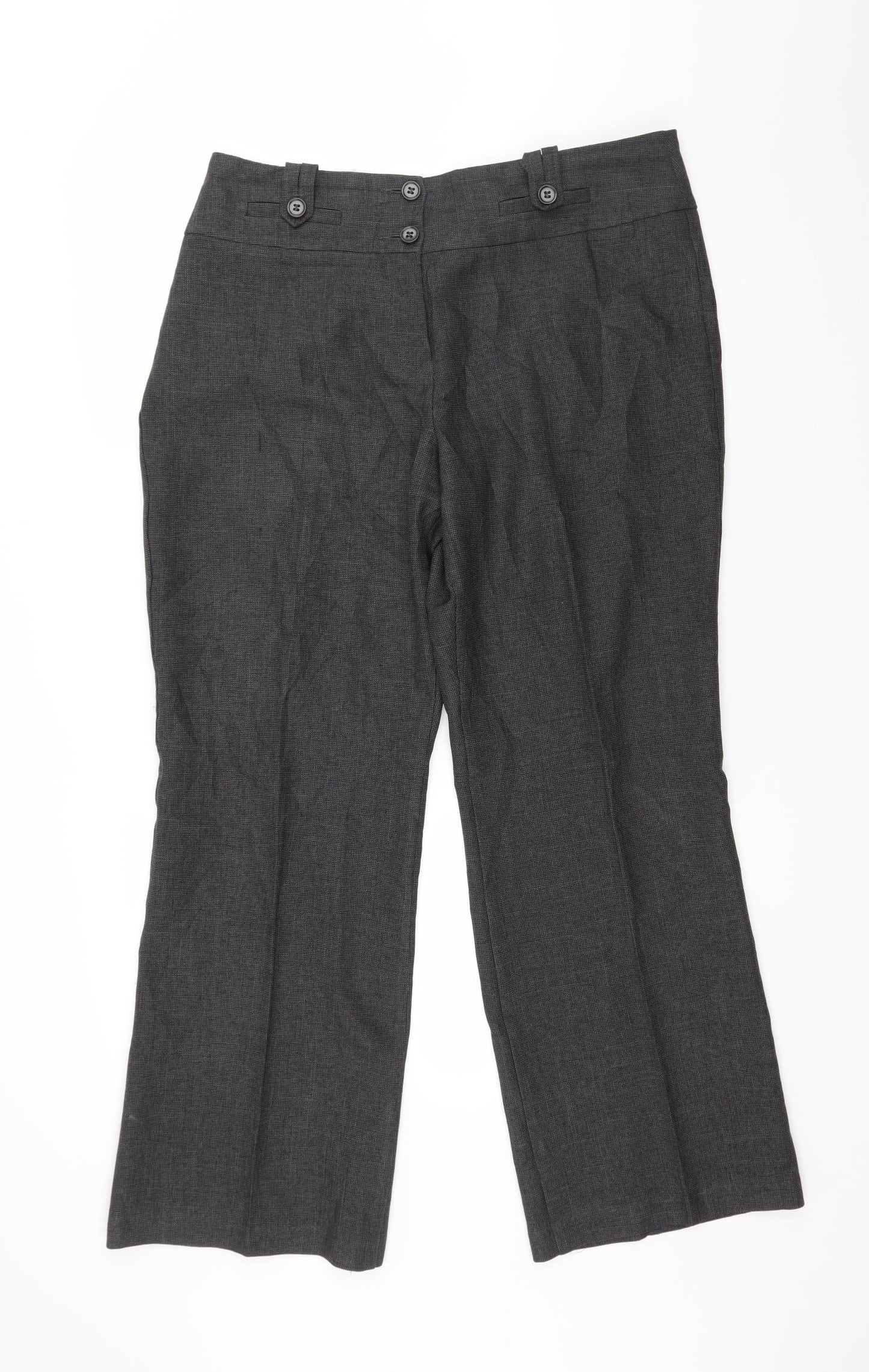 Marks and Spencer Womens Grey   Trousers  Size 16 L30 in