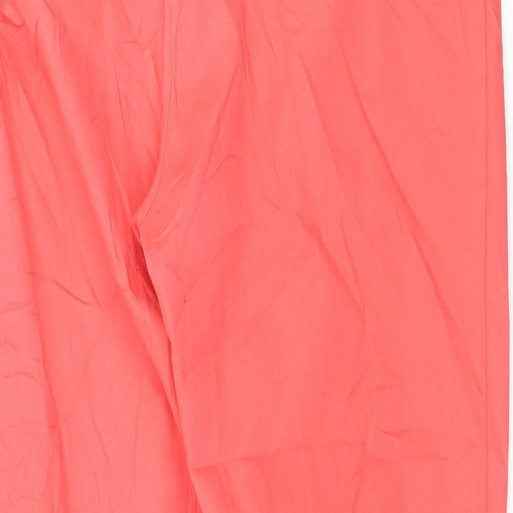 Topshop Womens Pink   Trousers  Size 10 L26 in