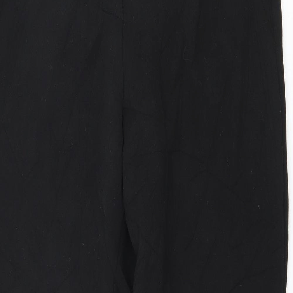 Marks and Spencer Womens Black   Trousers  Size 10 L28 in