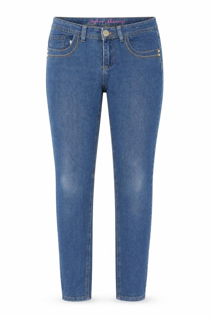 Denim & Co. Womens Blue  Denim Skinny Jeans Size 10 L30 in