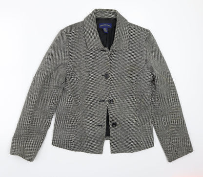 Character Club Womens White   Jacket Blazer Size 8