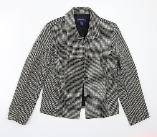 Character Club Womens White   Jacket Blazer Size 8