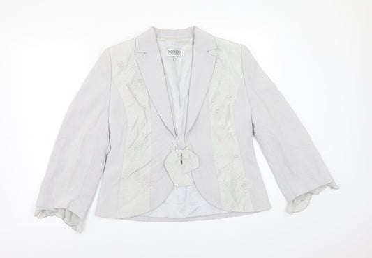 Gold Womens Grey   Jacket Coat Size 10