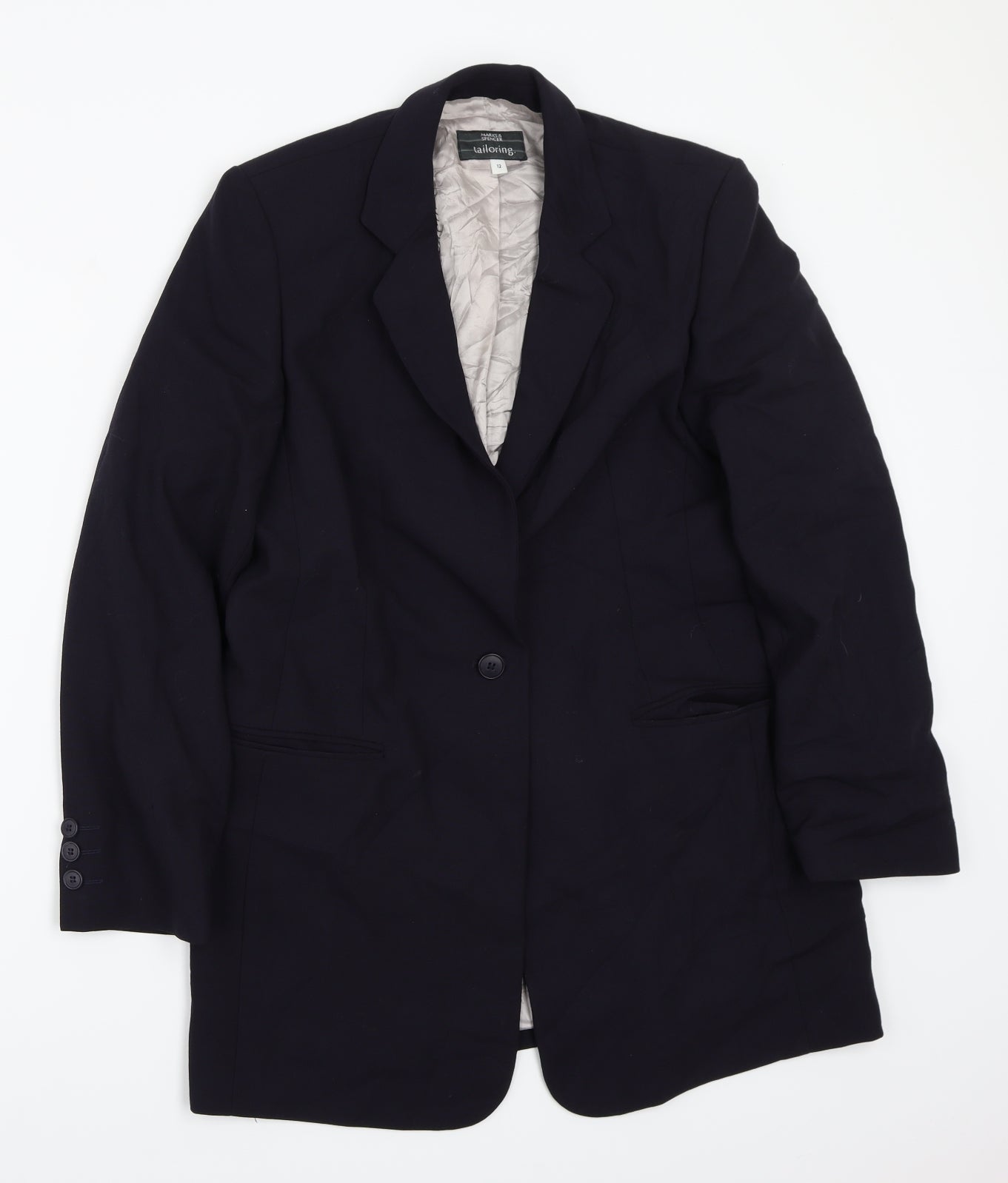 Marks and Spencer Womens Blue   Jacket Coat Size 12