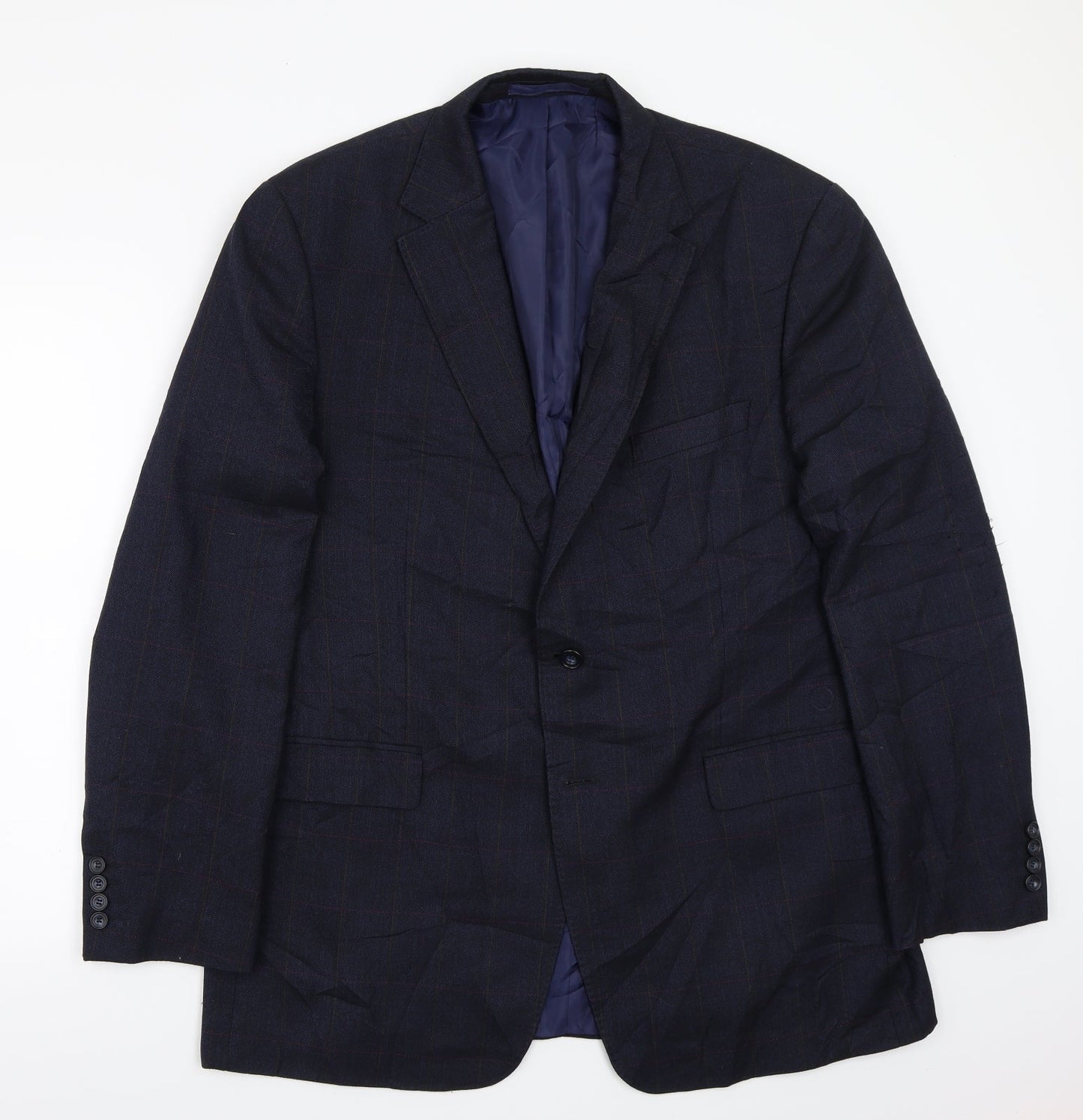 Marks and Spencer Mens Blue   Jacket Suit Jacket Size 44