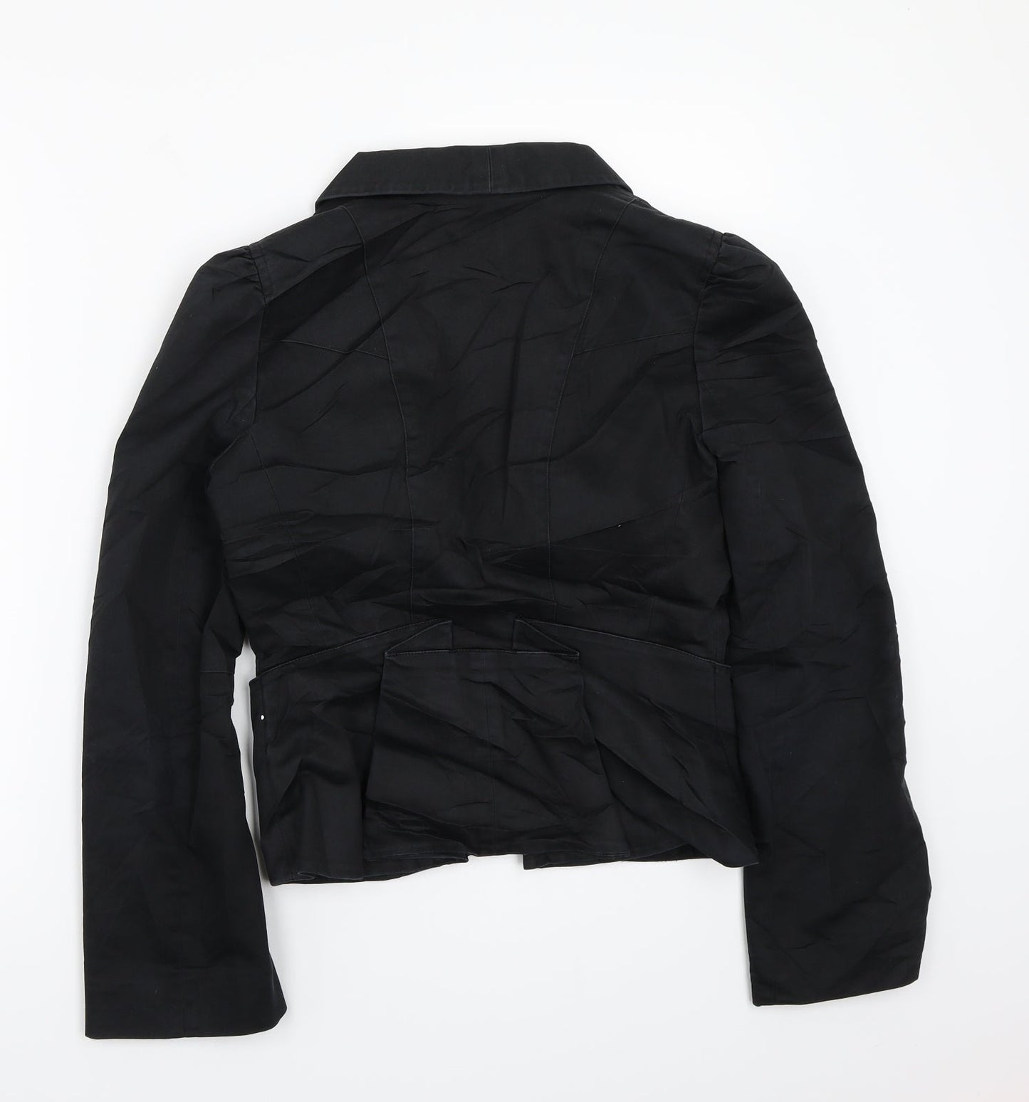Topshop Womens Black   Jacket Coat Size 10