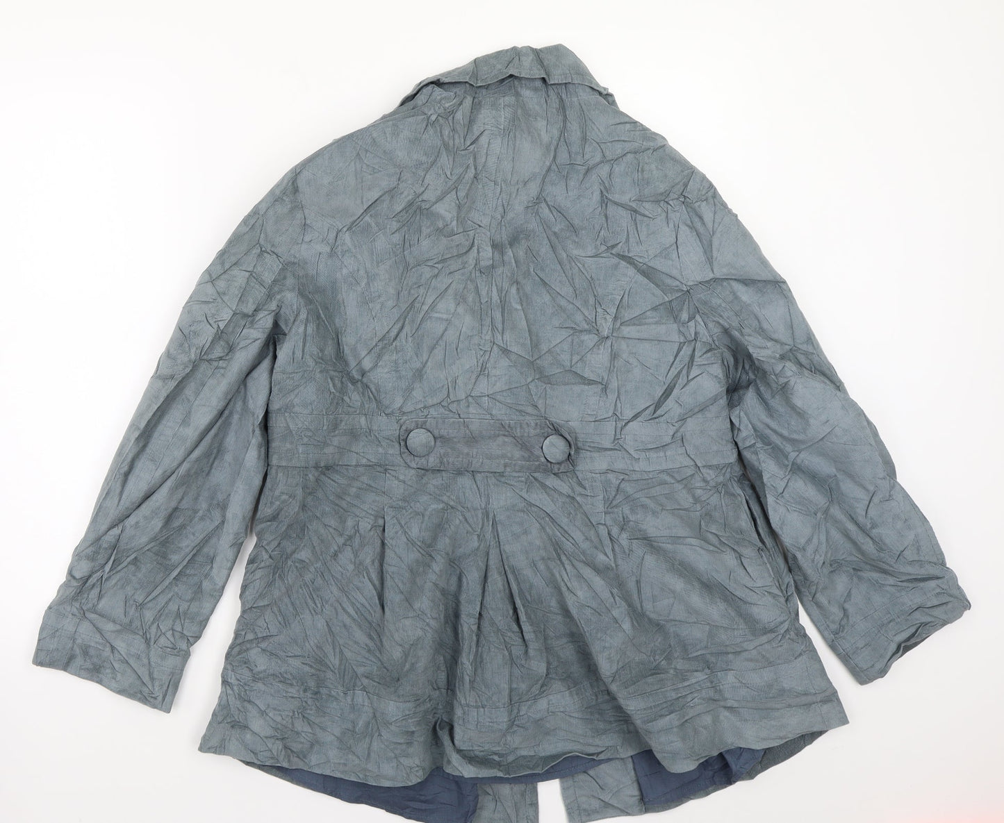 Patra Womens Blue   Jacket Suit Jacket Size M