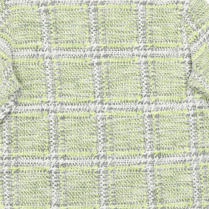 Preloved Nugmeg Womens Green Check  Basic T-Shirt Size 12 - Label