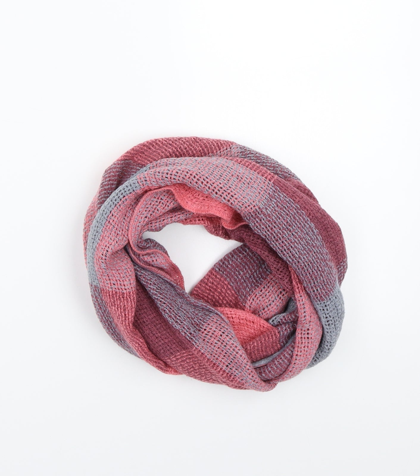 Preworn Womens Pink Check   Scarf