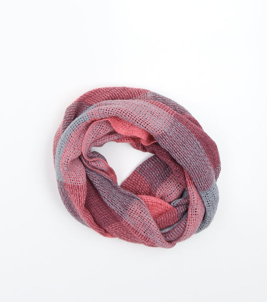 Preworn Womens Pink Check   Scarf