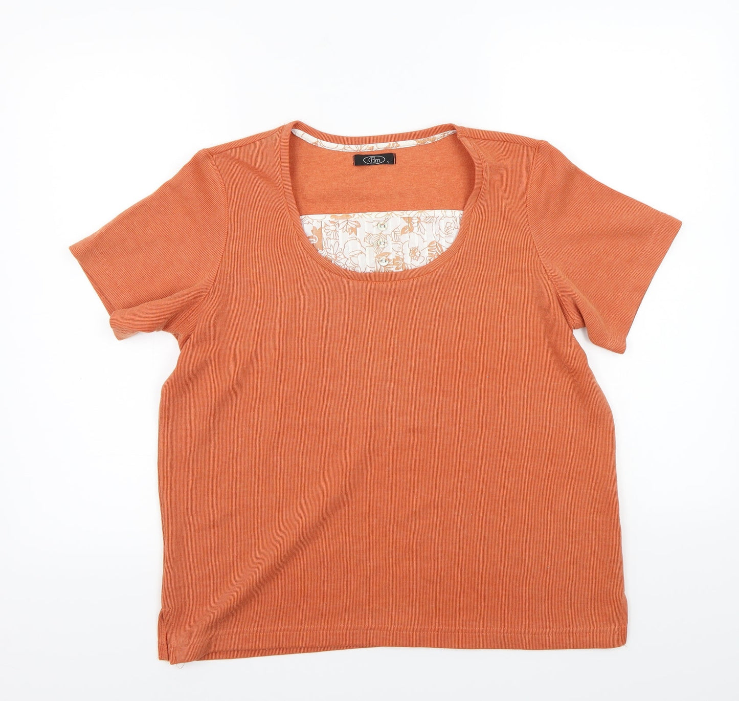 BM Womens Orange   Basic T-Shirt Size S