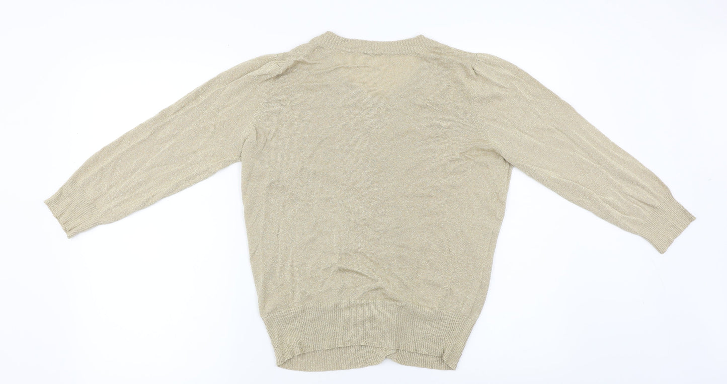 BHS  Womens Beige   Cardigan Jumper Size 16