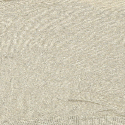 Preloved BHS  Womens Beige   Cardigan Jumper Size 16 - Label