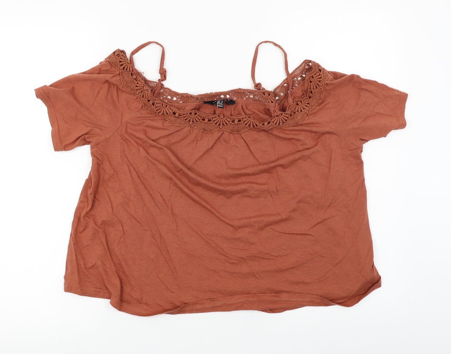 New Look  Womens Brown   Basic Blouse Size 14