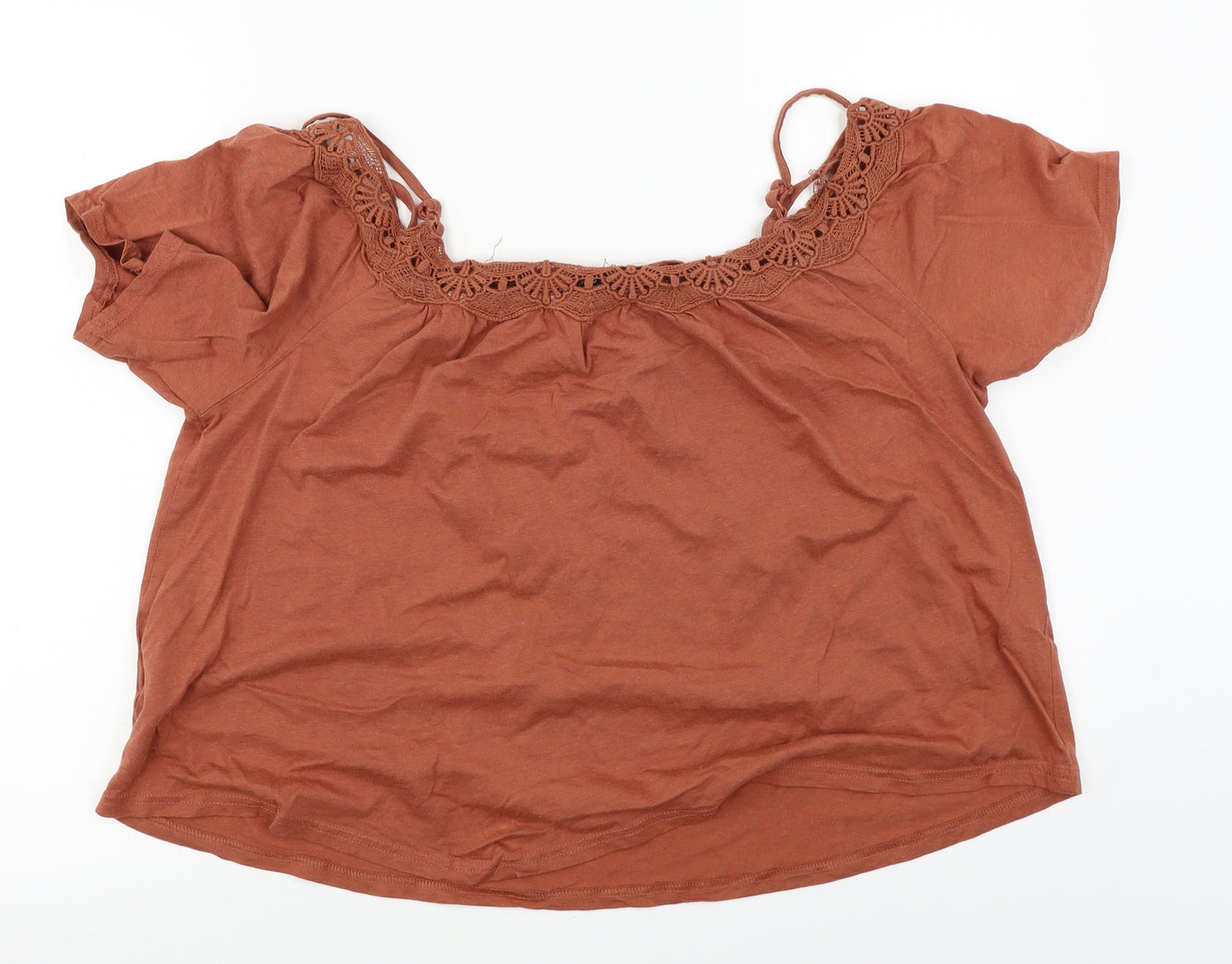New Look  Womens Brown   Basic Blouse Size 14