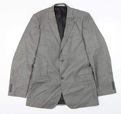 Preloved butler&webb Mens Grey   Jacket Blazer Size 38 - Front