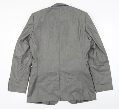 Preloved butler&webb Mens Grey   Jacket Blazer Size 38 - Back