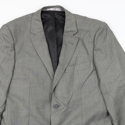 Preloved butler&webb Mens Grey   Jacket Blazer Size 38 - Detail