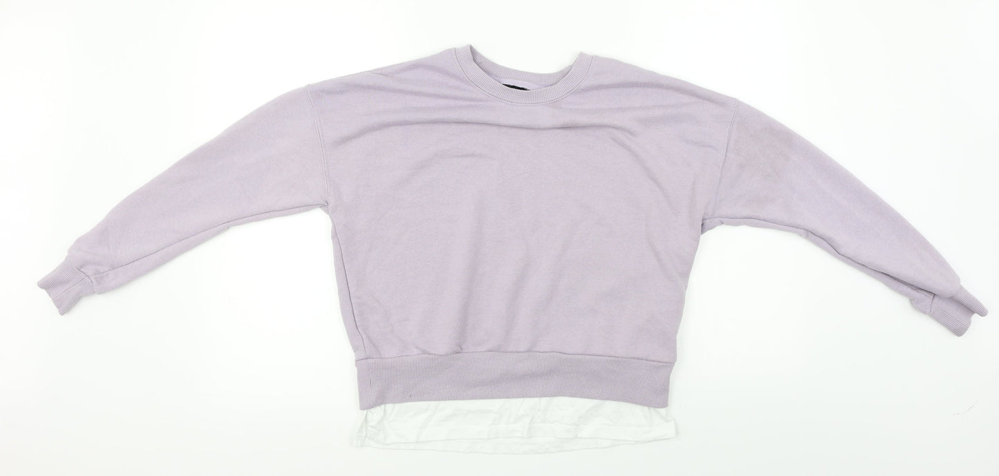 River Island Womens Purple   Pullover Jumper Size 10