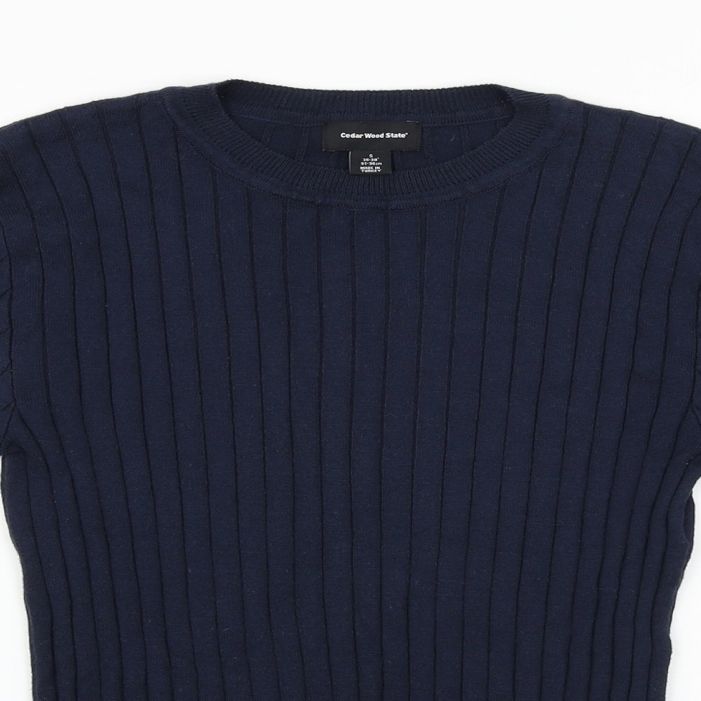 cedar wood state  Womens Blue   Pullover Jumper Size S