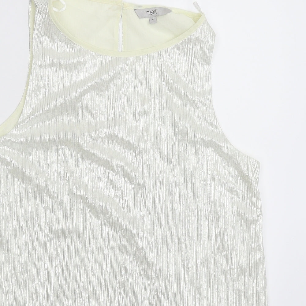 NEXT Womens Silver   Basic Tank Size 8