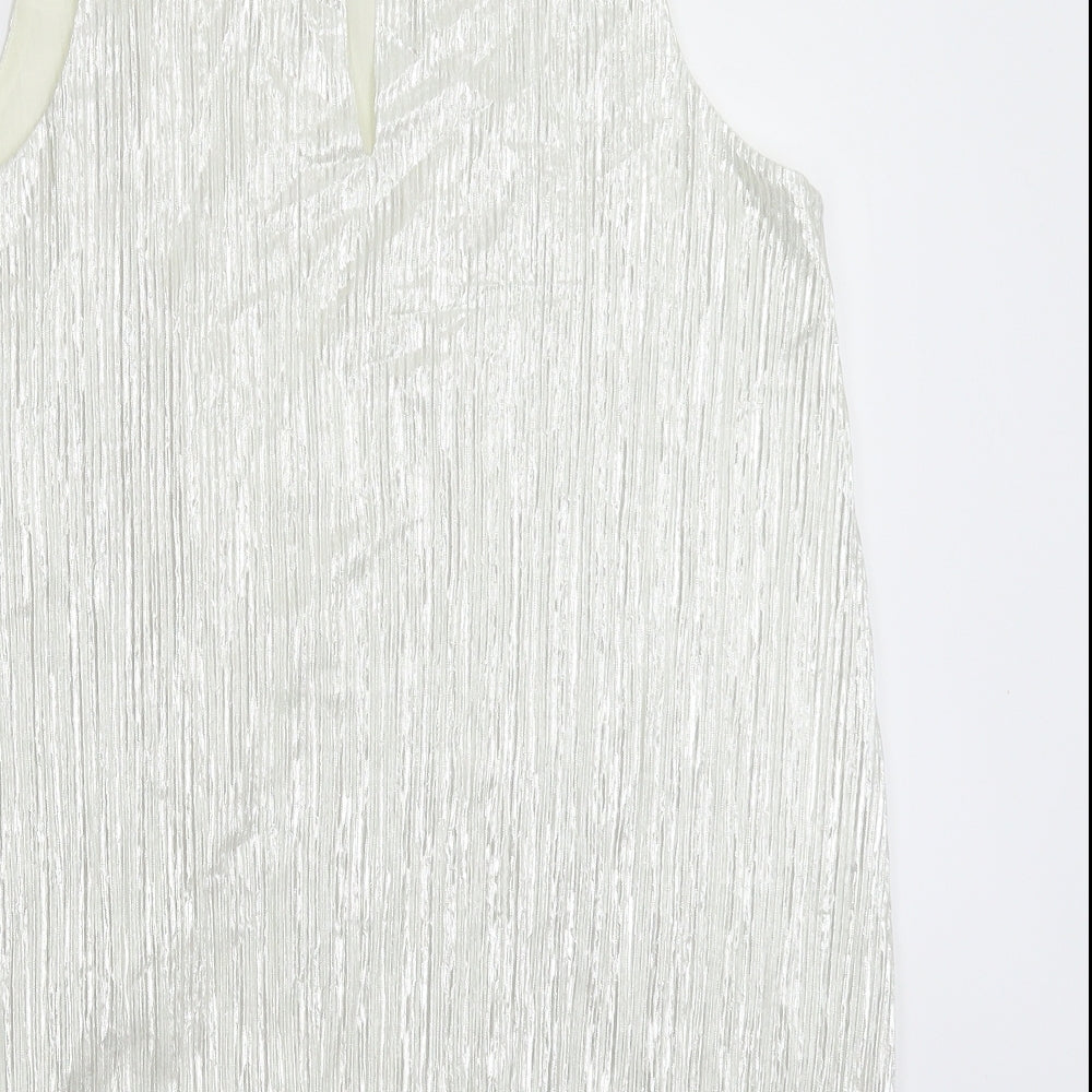 NEXT Womens Silver   Basic Tank Size 8