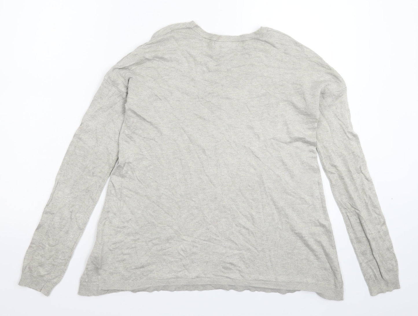 Atmosphere Womens Grey  Knit Pullover Jumper Size 12