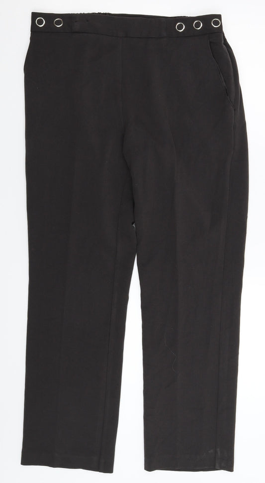 Anna Rose Womens Grey   Trousers  Size 14 L30 in