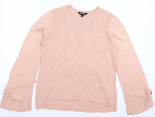 Dorothy Perkins Womens Pink  Knit Pullover Jumper Size 14