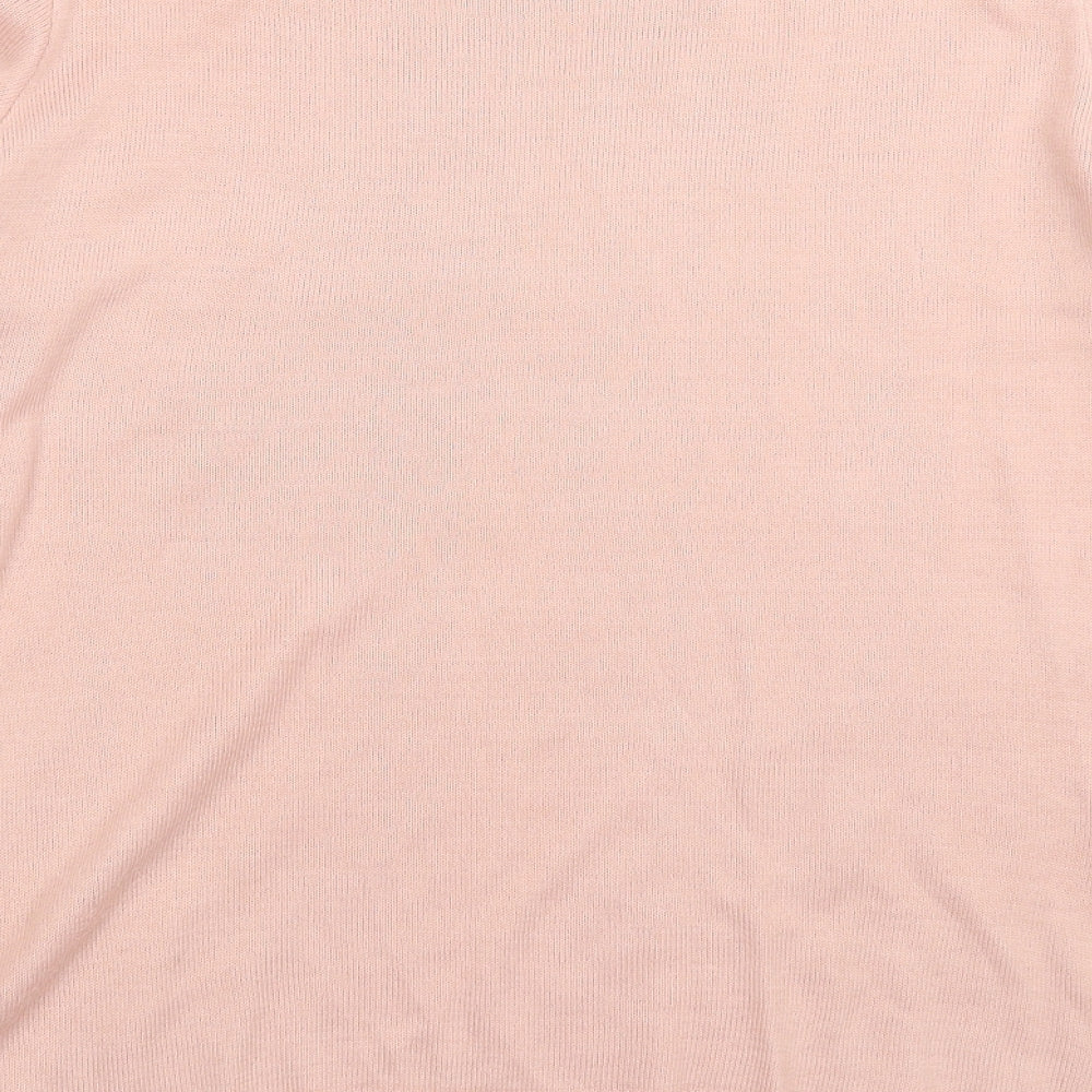 Dorothy Perkins Womens Pink  Knit Pullover Jumper Size 14