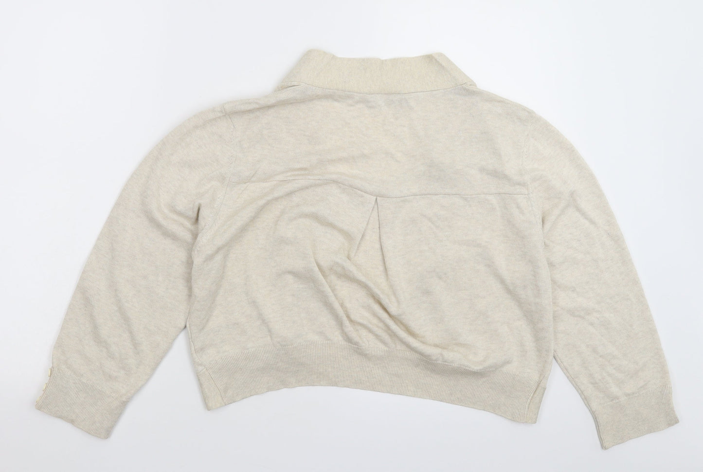 Wallis Womens Beige  Knit Cardigan Jumper Size L