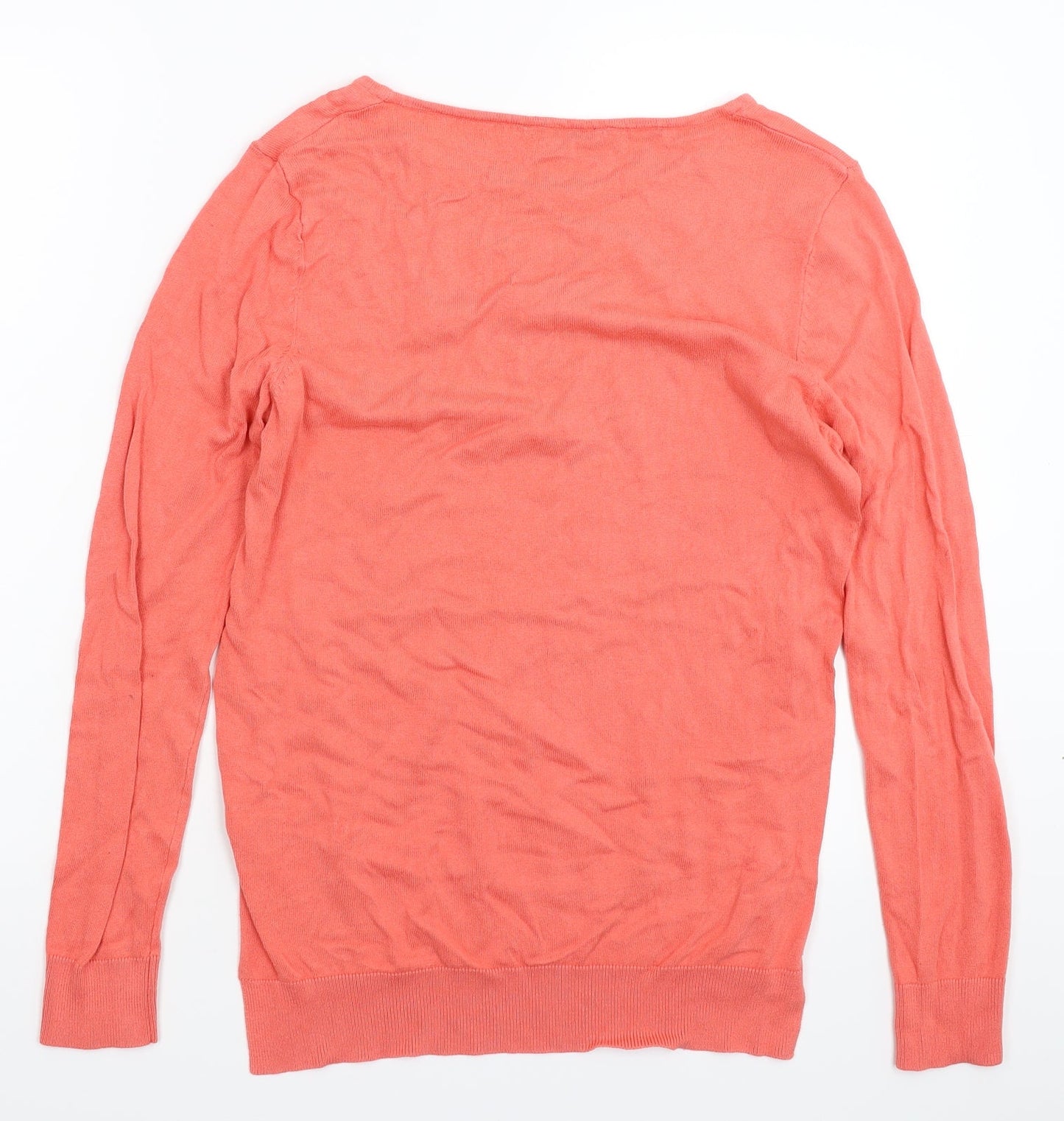 Peacocks Womens Pink  Knit Pullover Jumper Size 12