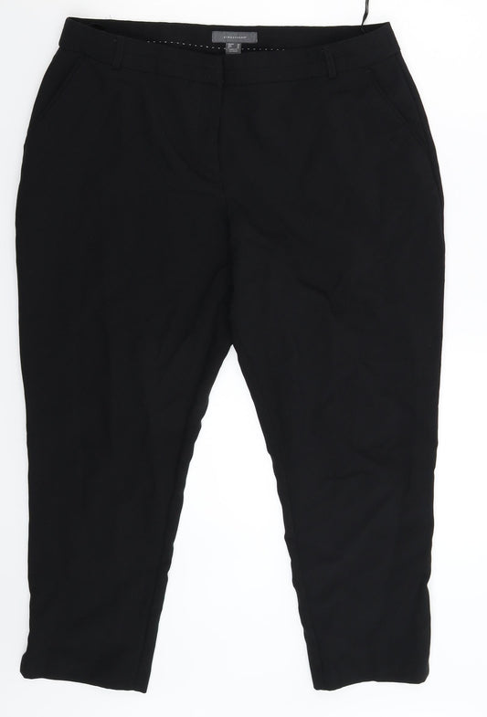 Atmosphere Womens Black   Dress Pants Trousers Size 16 L26 in