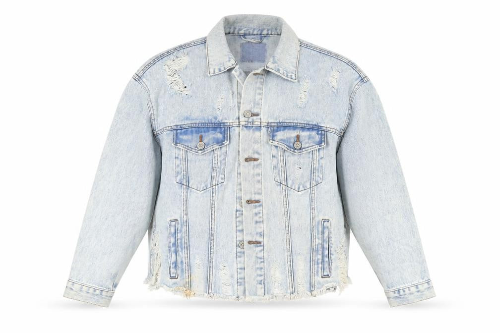 Primark Womens Blue  Denim Jacket Coat Size 10