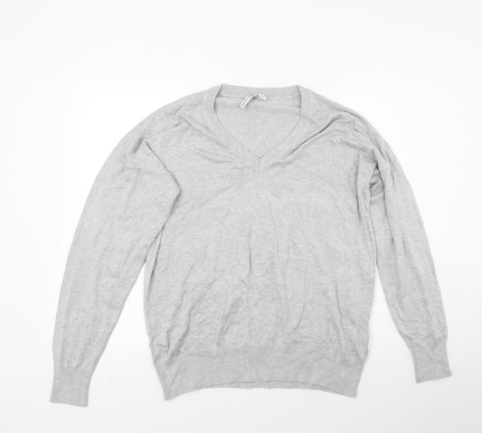 Capsule Womens Grey  Knit Pullover Jumper Size 18
