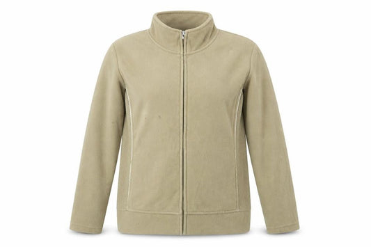 Bonmarché Womens Beige Fleece Jacket Coat Size L