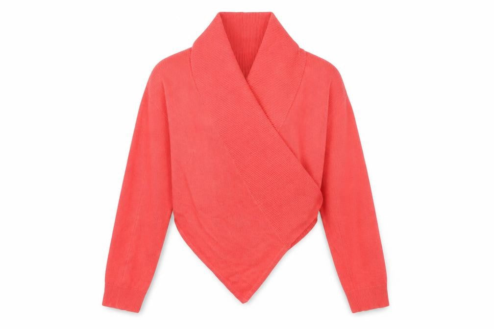 TU Womens Orange  Knit Pullover Jumper Size 10