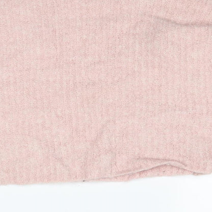 Preloved Marks and Spencer Womens Pink  Knit Pullover Jumper Size S - Label