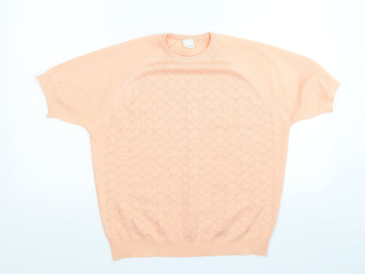 Preworn Womens Orange   Pullover Jumper Size M