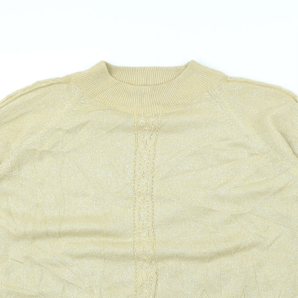 Bonmarché Womens Gold   Pullover Jumper Size L